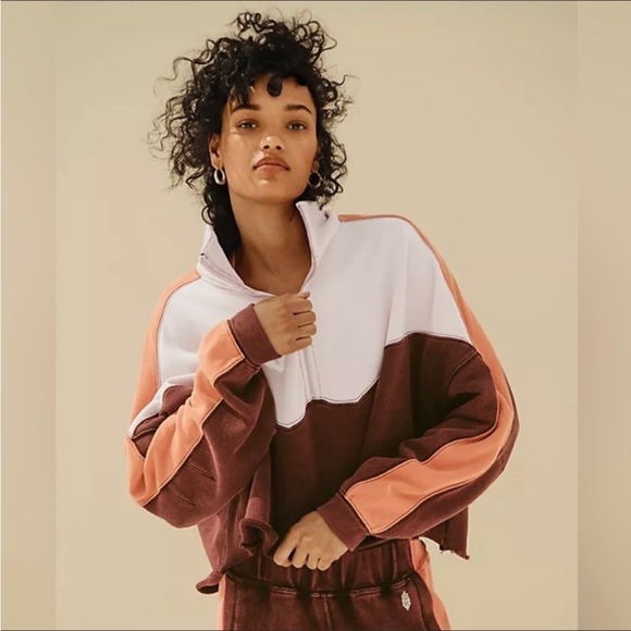 Free People Tops - FP Movement Split Second 1/2 zip